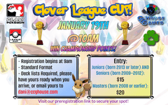 MASTERS Entry - Clover League Cup Sunday 1/19 @10am